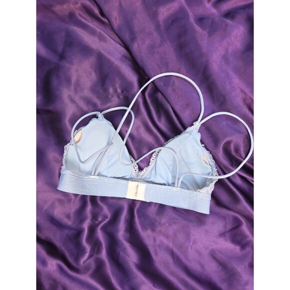 Lace Triangle Bralette With Adjustable Straps & Hook Closure*S*32A*NWOT - Picture 1 of 2